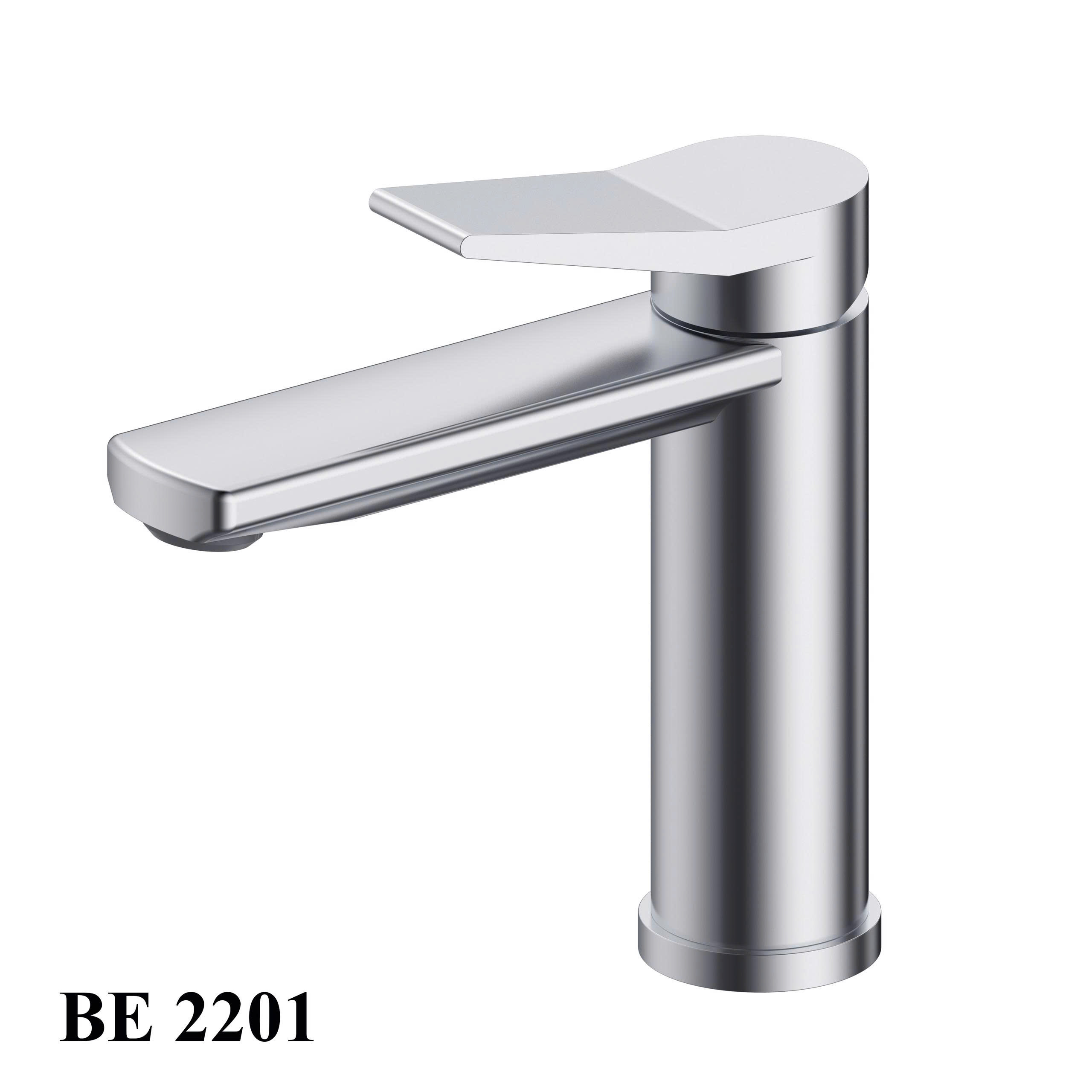 Vòi rửa mặt nhôm màu ghi mã BE 2201