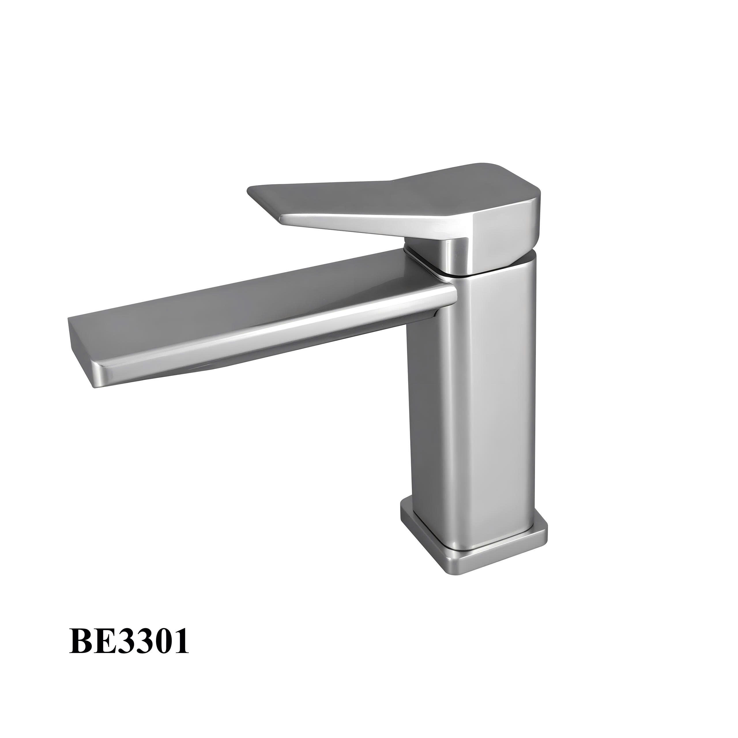Vòi rửa mặt nhôm màu ghi mã BE 3301
